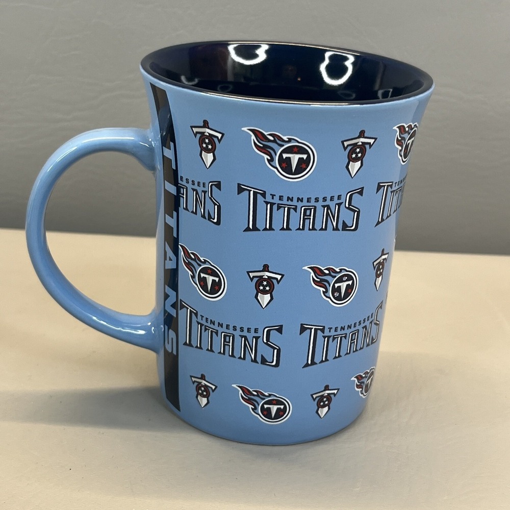 NFL Tennessee Titan All Over Logo Mug Football Licensed The Memory Company